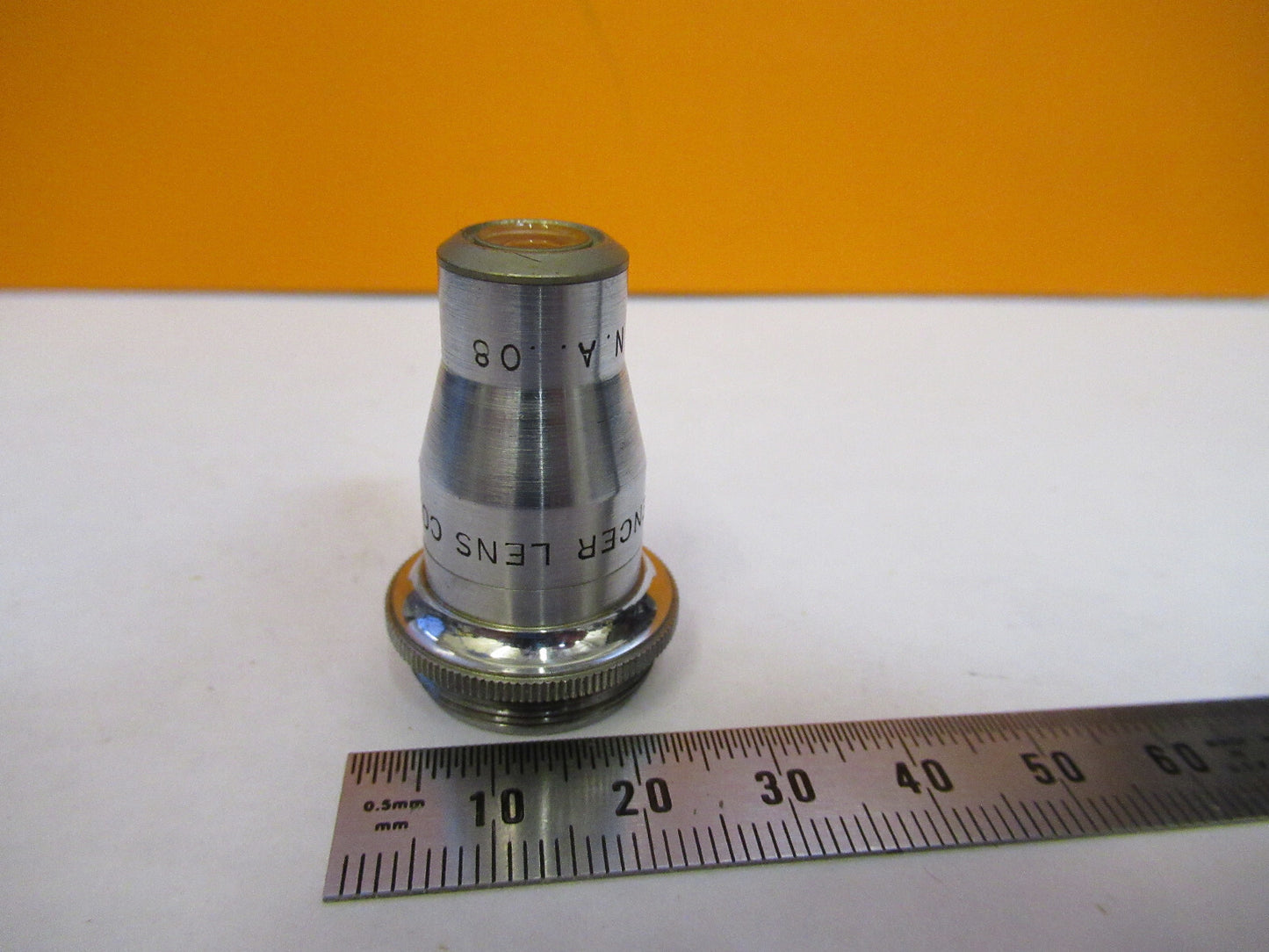 SPENCER 24mm OBJECTIVE LENS MICROSCOPE PART AS PICTURED Q9-FT-96