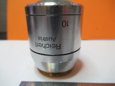 POLYVAR REICHERT AUSTRIA OBJECTIVE 10X IK MICROSCOPE PART AS PICTURE &W8-A-101