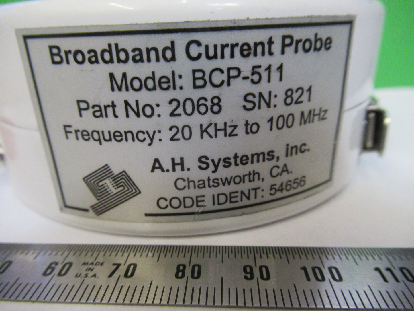 A.h. Systems Current Wide Band Pulse Monitor EMI BCP-511