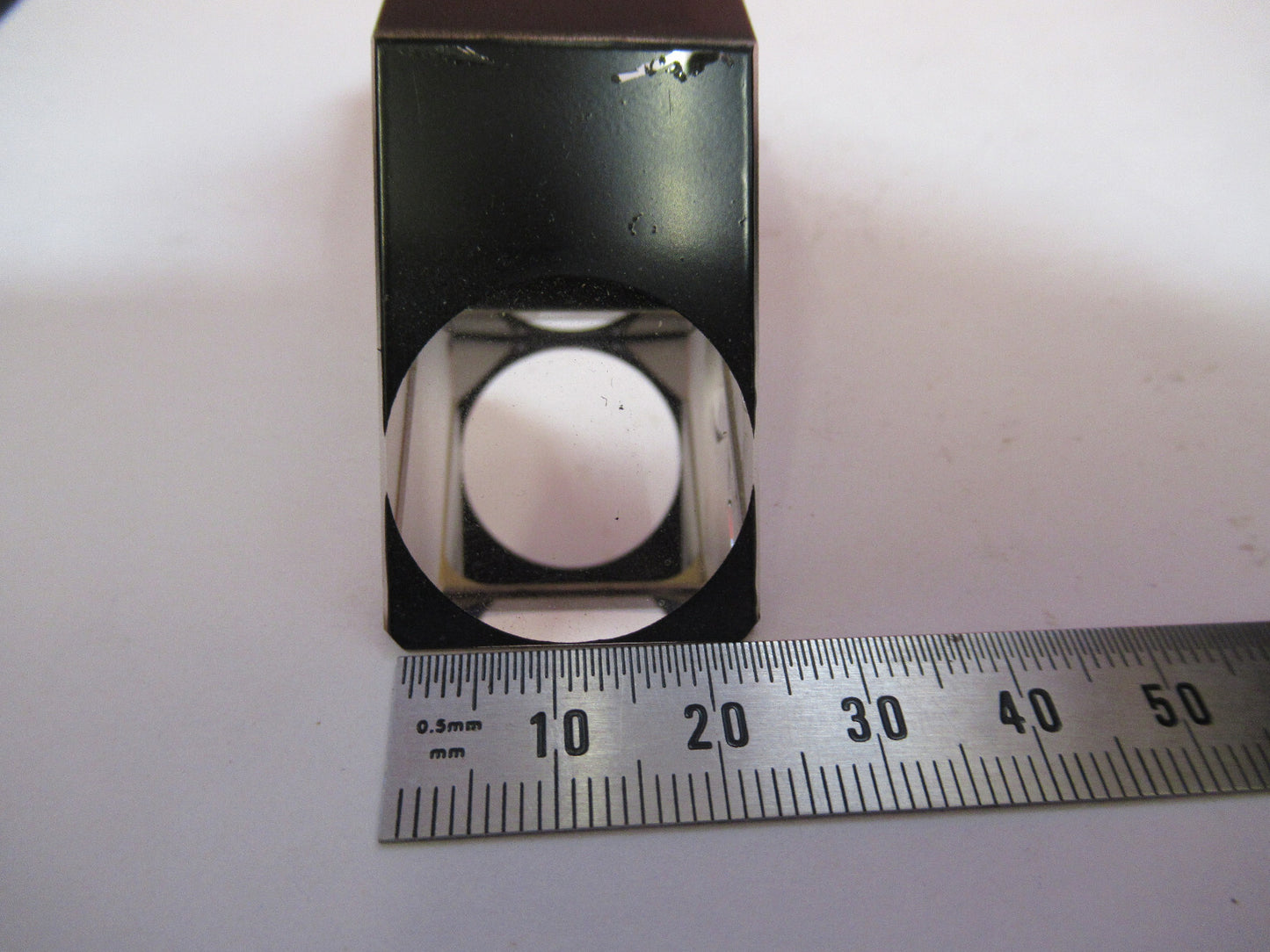 ZEISS GERMANY GLASS PRISM HEAD OPTICS MICROSCOPE PART AS PICTURED Y5-A-59