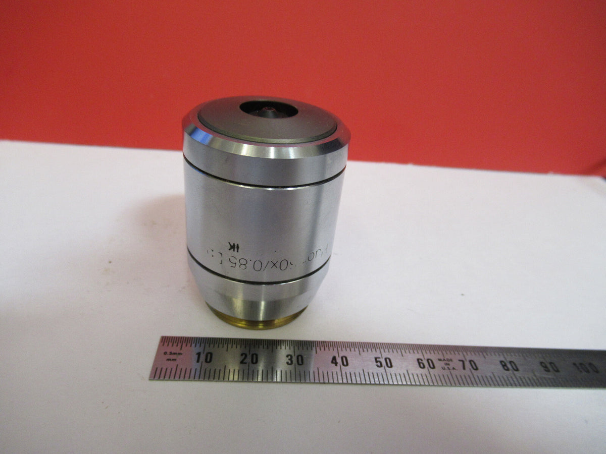 MICROSCOPE PART REICHERT POLYVAR OBJECTIVE DIC IK FLUOR 50X OPTICS Y5-A-30