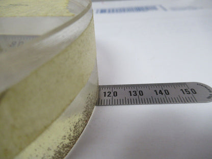 OPTICAL THICK GLASS LENS PREFORM PL-CC LASER OPTICS AS PICTURED W1-A-58