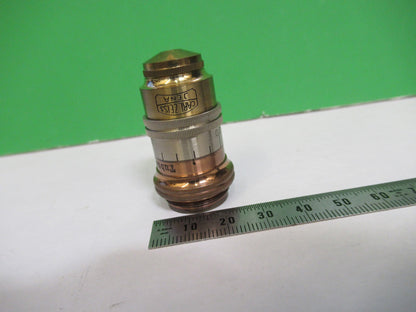 ANTIQUE BRASS OBJECTIVE CARL ZEISS 1903 RARE IRIS OPTICS MICROSCOPE PART F3-B-19