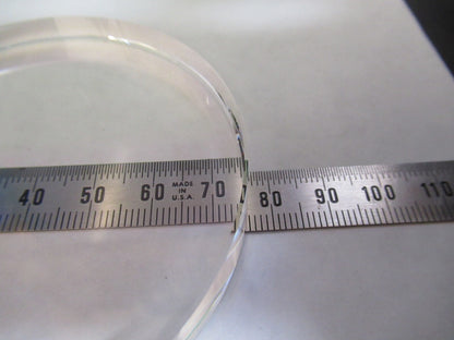 OPTICAL FLAT 3" FUSED SILICA VERY NICE PRO LASER OPTICS  AS PICTURED G7-A-58