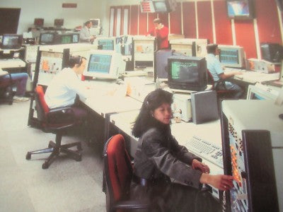 Collectable Photo Nasa Hst Control Room Vintage Photograph