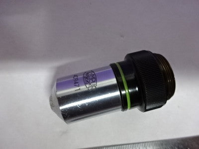 CHIPPED OBJECTIVE OLYMPUS M40 MICROSCOPE PART OPTICS AS PICTURED &Z6-05