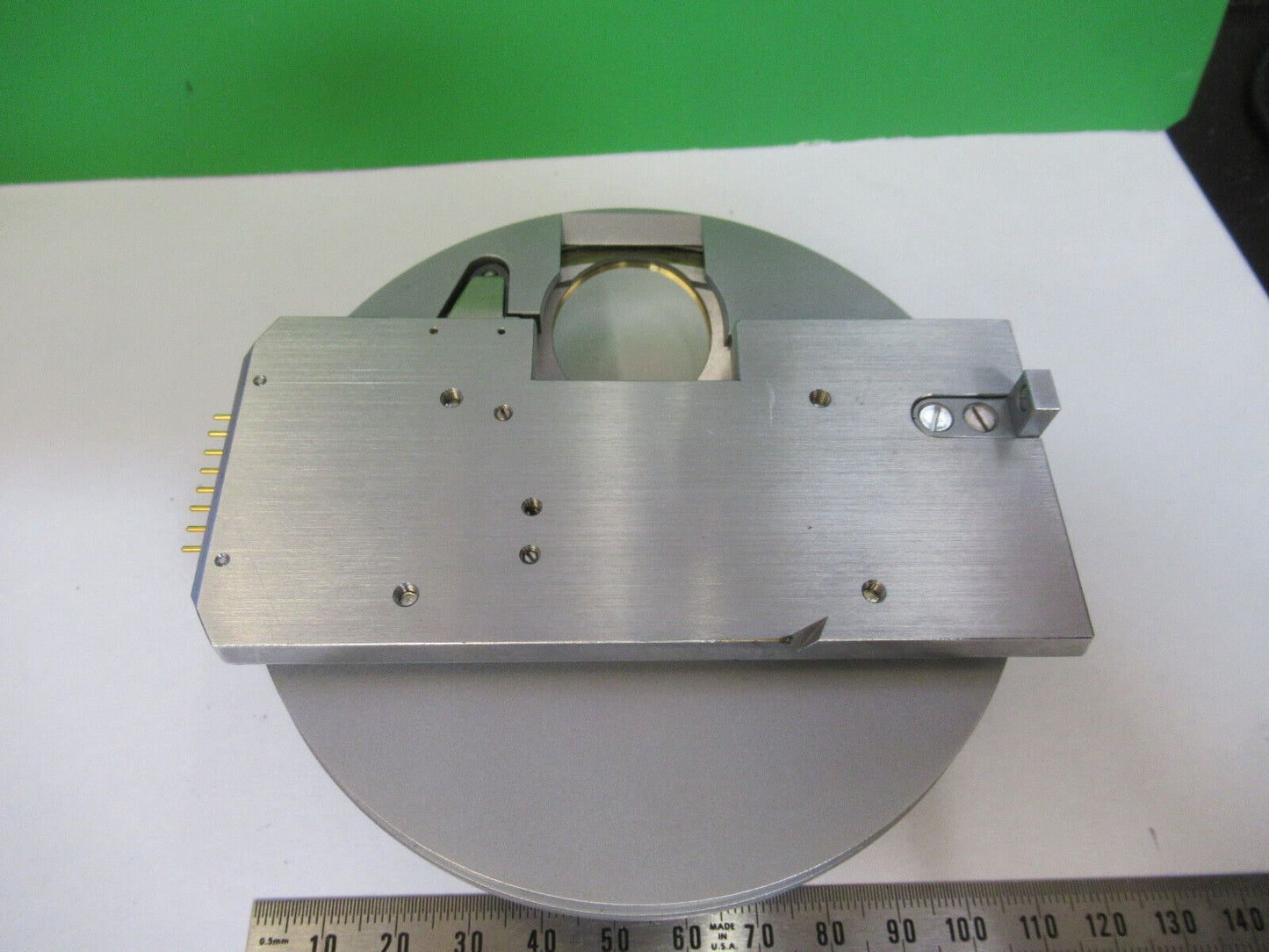 LEICA GERMANY SEXTUPLE NOSEPIECE MICROSCOPE PART AS PICTURED W5-B-124