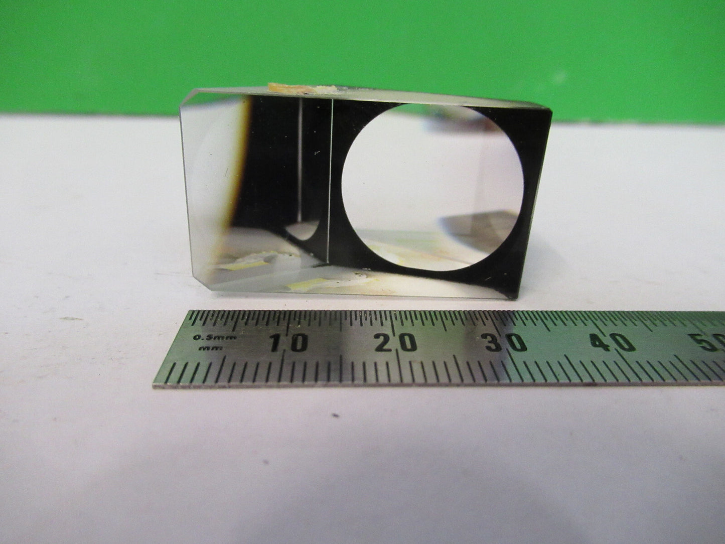 Ernst Leitz Wetzlar Germany Glass Prism Optics Microscope Part