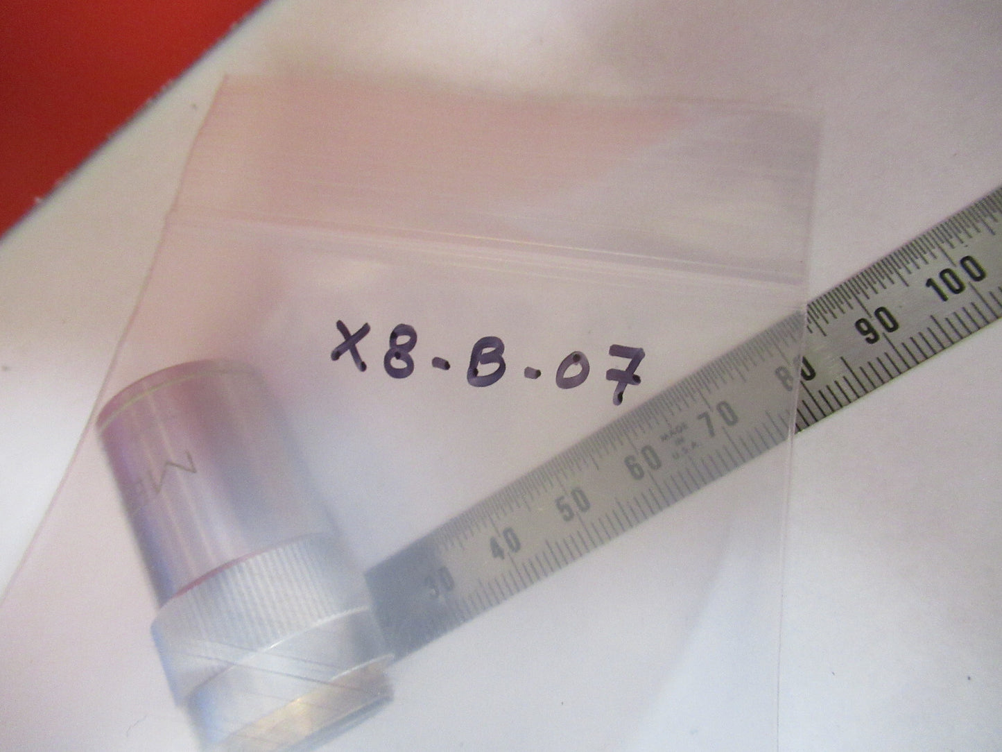 Meiji Japan 100X /160 Objective Lens Microscope Part