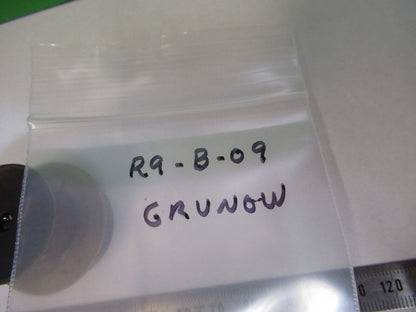 ANTIQUE BRASS GRUNOW RARE OCULAR EYEPIECE MICROSCOPE PART AS PICTURED &R9-B-09