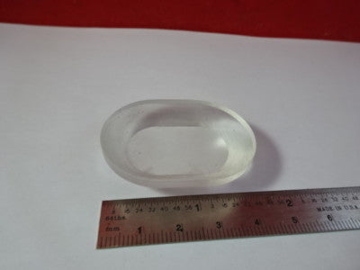 Optical Oval Glass Pre-form Polished Face Mil Spec USA Optics