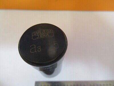 ANTIQUE BRASS EMPTY OBJECTIVE CAN ZEISS A3 MICROSCOPE PART AS PICTURED &7B-B-35