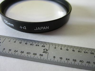 Optical Lens Convex Concave Hoya 55 mm +4 Laser Optics