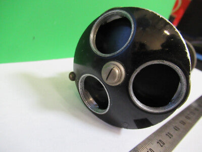 Antique Bausch & Lomb Tubus + Nosepiece Microscope Part