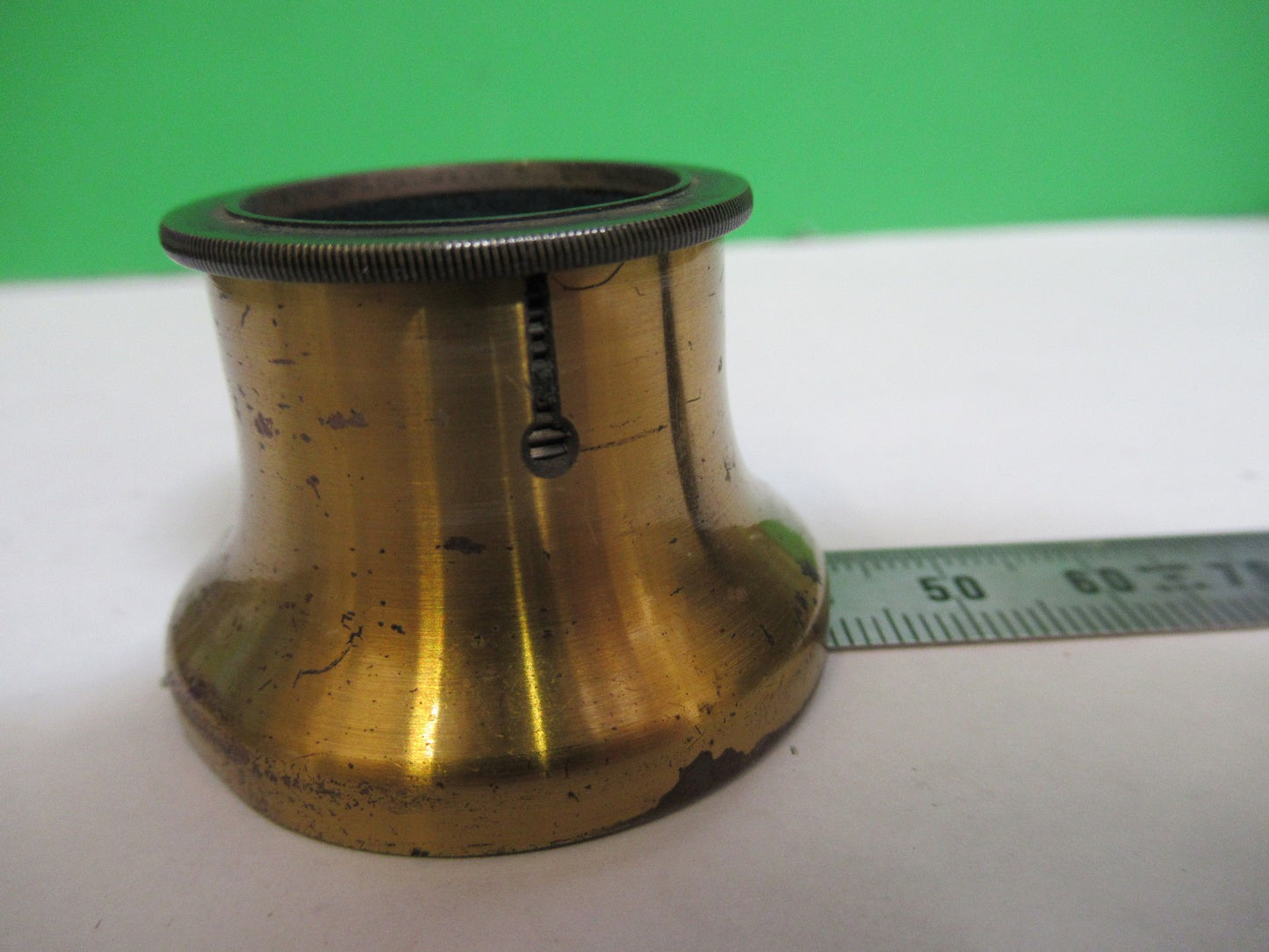 ANTIQUE BRASS UK HENRY CROUCH LONDON MICROSCOPE PART AS PICTURED T6-A-36