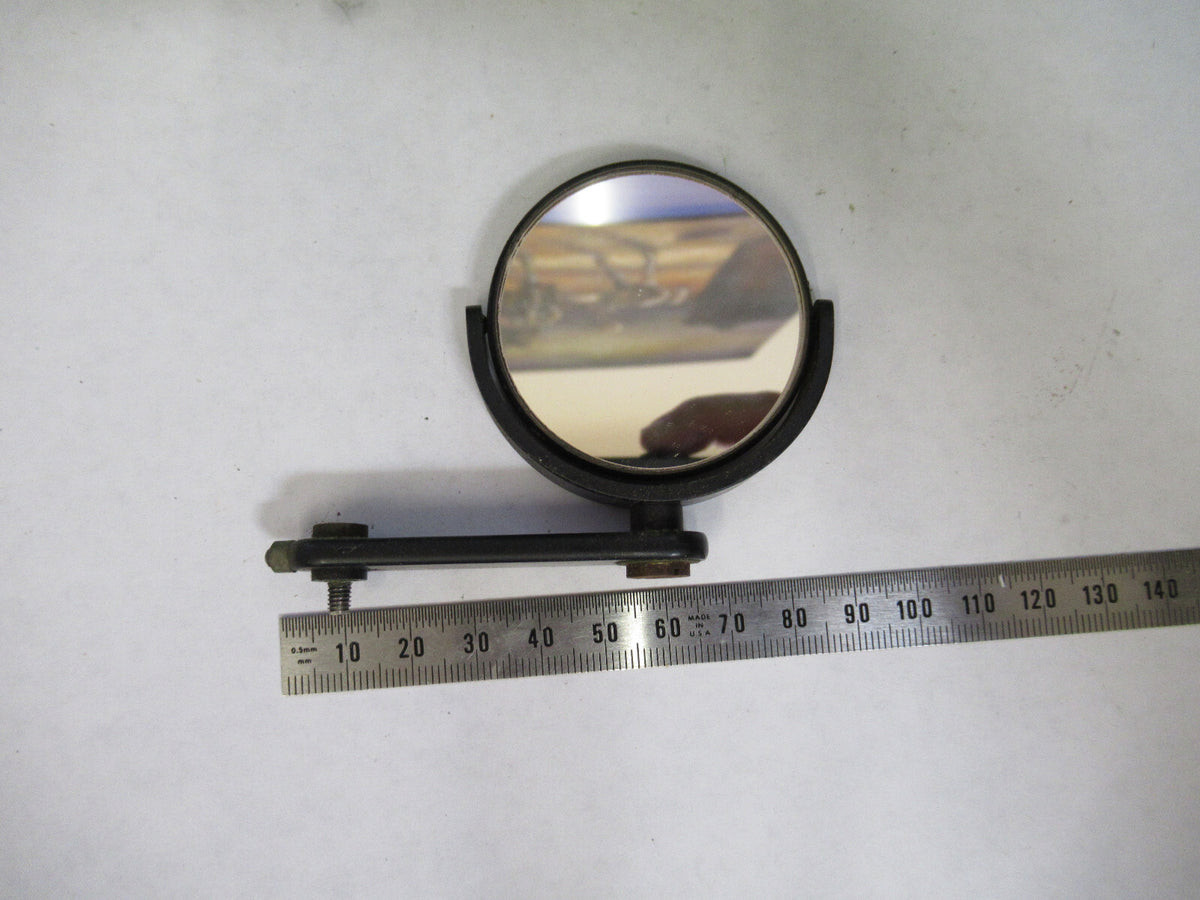ANTIQUE BAUSCH LOMB MIRROR ASSEMBLY OPTICS MICROSCOPE PART AS PICTURED S7-A-06