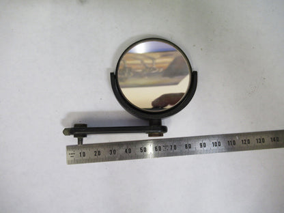 ANTIQUE BAUSCH LOMB MIRROR ASSEMBLY OPTICS MICROSCOPE PART AS PICTURED S7-A-06