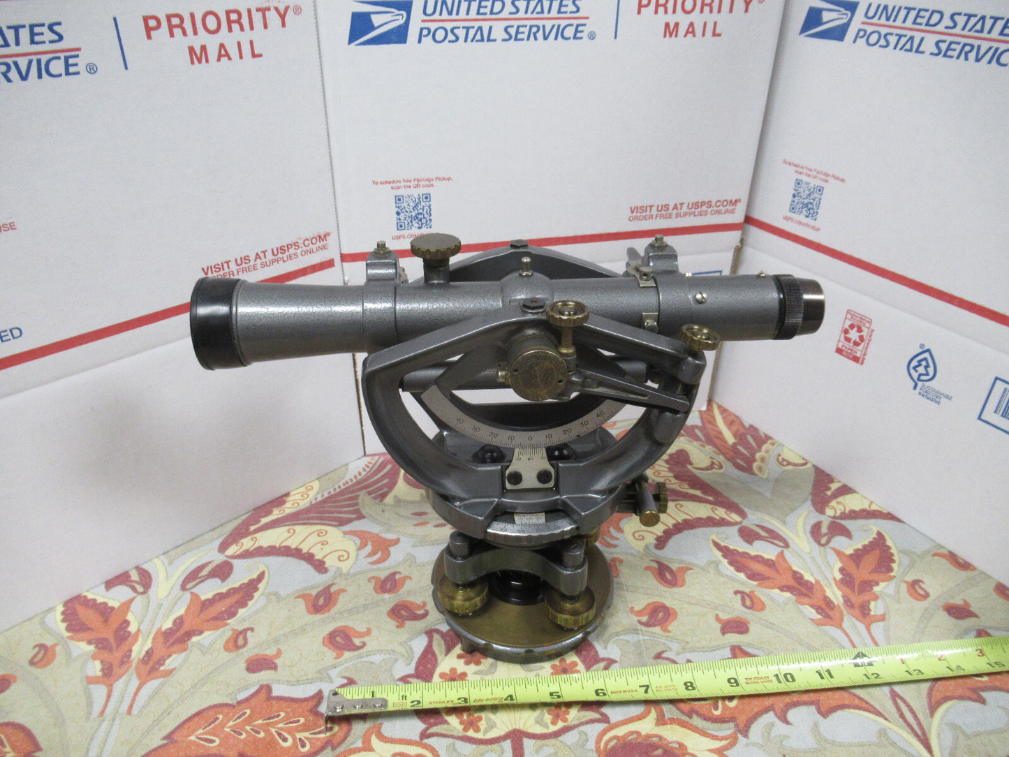 OPTICAL THEODOLITE SURVEY TELESCOPE DAVID WHITE AS PICTURED OPTICS #LOBBY