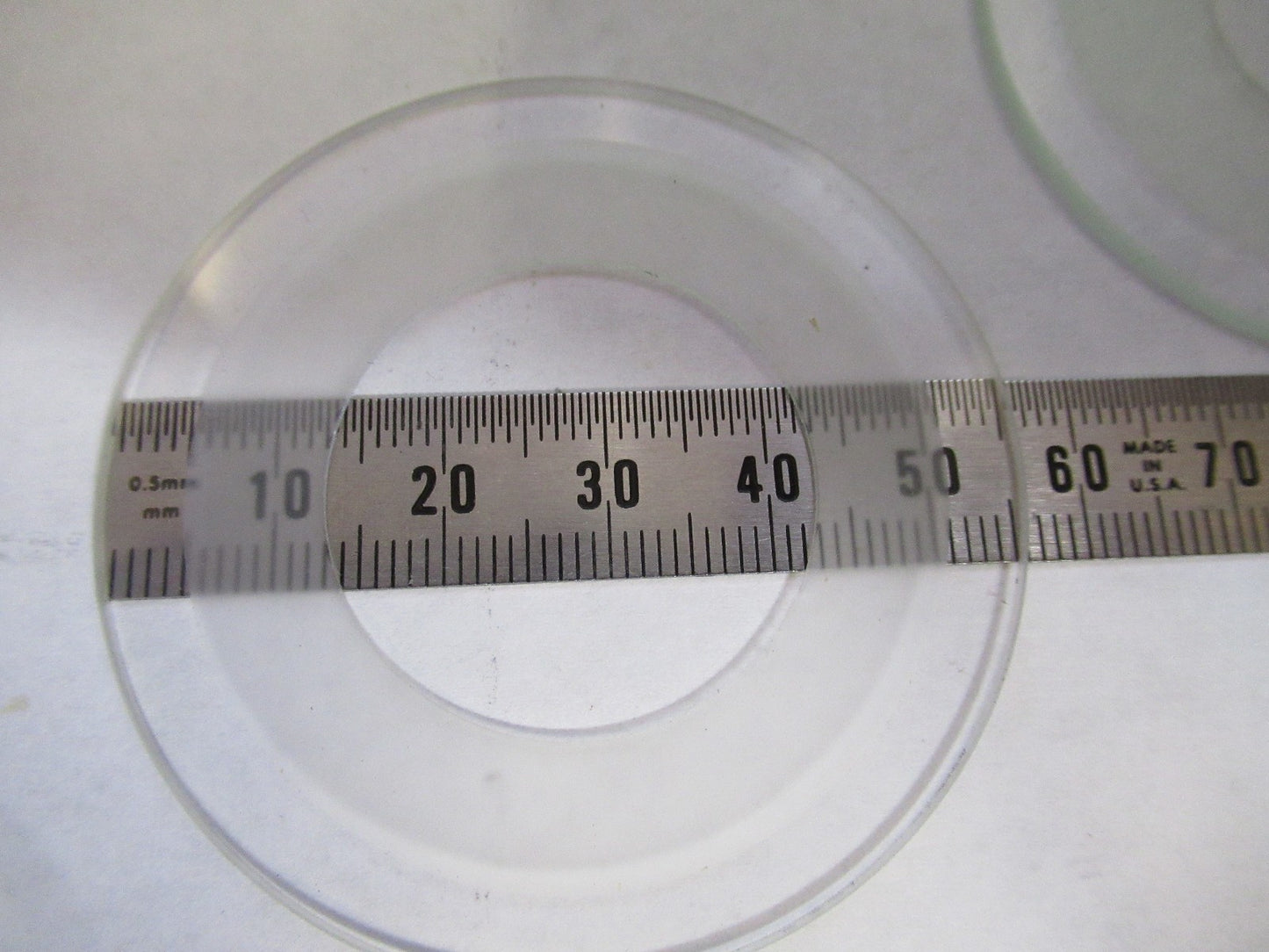 AUS JENA GERMANY LOT GLASS PLATES STAGE MICROSCOPE PART AS PICTURED T2-A-39
