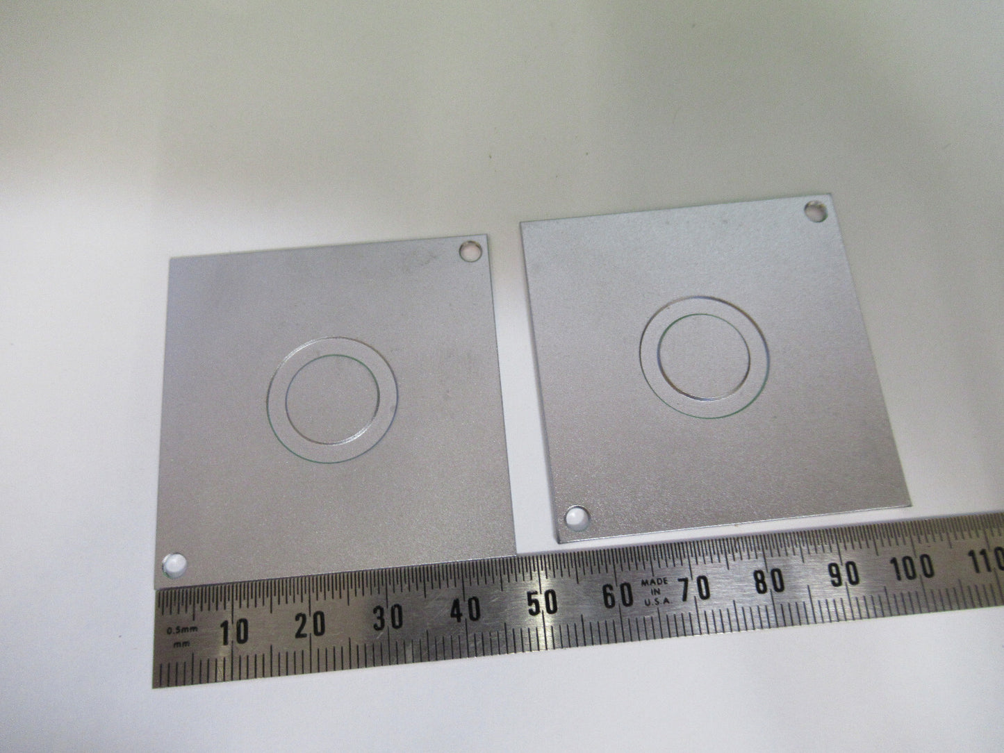 REICHERT AUSTRIA STAGE PLATES POLARIZATION MICROSCOPE AS PICTURED X4-A-57