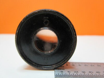 ANTIKES BAUSCH LOMB MESSING Okular 5X MIKROSKOP TEIL WIE ABGEBILDET &amp;17-A-77