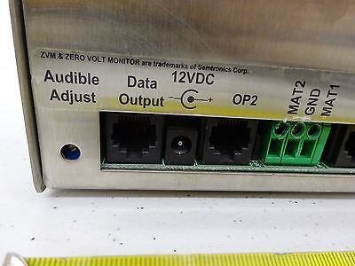 SCCN ANTI STATIC ESD MONITOR ZVM ZERO VOLT DUAL STATION AS PICTURED BIN#TC-2