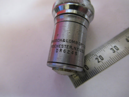 BAUSCH LOMB 75X    /215mm OBJECTIVE LENS MICROSCOPE PART AS PICTURED T5-A-29