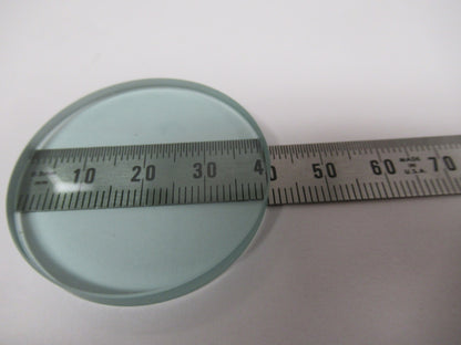 OPTICAL GLASS HEAT ABSORBING FILTER MICROSCOPE PART OPTICS AS PICTURED &W6-A-16