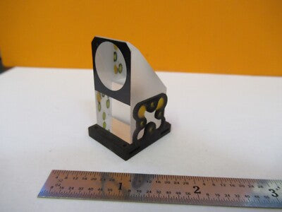 Ernst Leitz Germany Head Optics Glass Prism Microscope Part