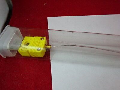 OMEGA ENGINEERING THERMOCOUPLE K KCC-0146 PCLM-SMP TEMPERATURE SENSOR AS IS #50