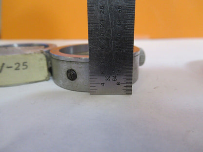 LOT KLEMMRINGE UNBEKANNTER HERSTELLER MIKROSKOP TEIL ABGEBILDET &amp;FT-1-A-23