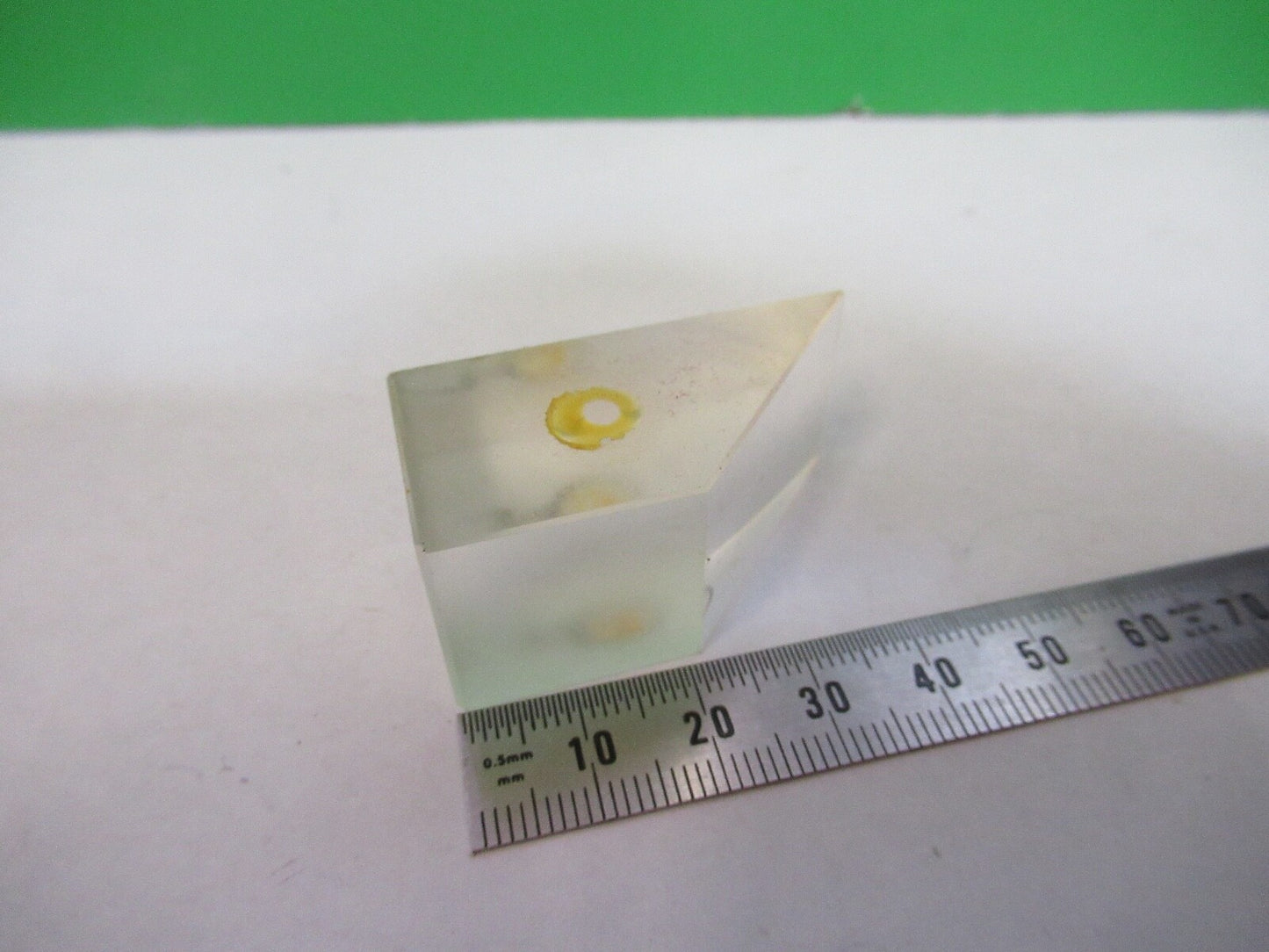 BAUSCH LOMB GLASS PRISM HEAD OPTICS MICROSCOPE PART as pictured H3-B-14