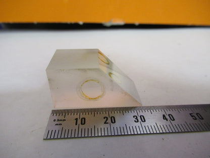 BAUSCH LOMB GLASS PRISM HEAD OPTICS MICROSCOPE PART AS PICTURED Y1-A-70