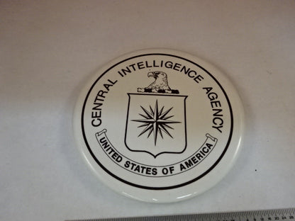 Collectable Glass Coaster Cia Central Intelligence Agency