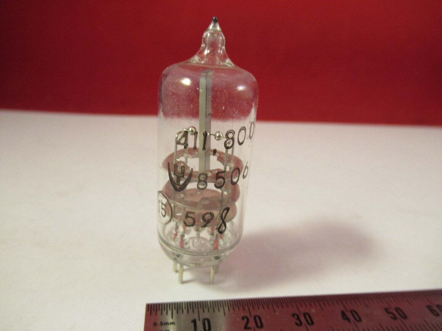 VINTAGE QUARTZ CRYSTAL RUSSIAN MORION FREQUENCY 411.8 kHz RADIO CONTROL &9-A-65