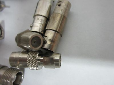 LOT 22 EA CONNECTOR ADAPTORS ETC BNC N RF MICROWAVE FREQUENCY BIN#F3-70