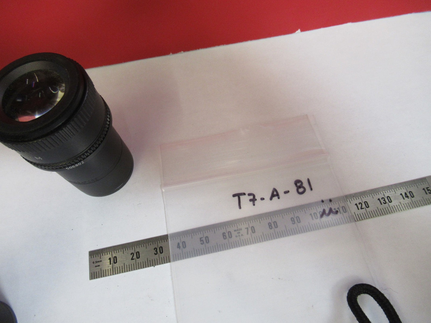 LEICA LEITZ GERMANY DMRB  EYEPIECE 506802 MICROSCOPE PART AS PICTURED T7-A-81