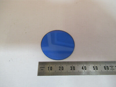 ANTIQUE BAUSCH LOMB GLASS BLUE FILTER  MICROSCOPE PART AS PICTURED #vB7-A-35