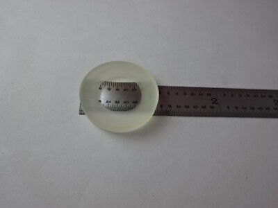 OPTICAL BI CONCAVE MIL SPEC LENS PRÄZISIONSLASEROPTIK WIE BESEHEN #Q3-A-42