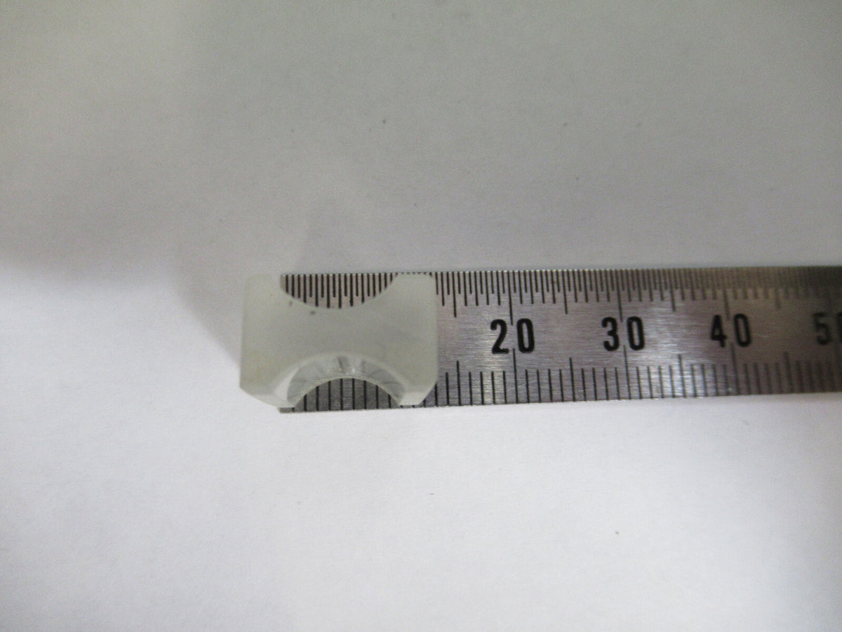 OPTICAL  RECTANGULAR PLANO CONCAVE LENS OPTICS AS PICTURED 80-B-13