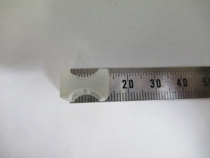 OPTICAL  RECTANGULAR PLANO CONCAVE LENS OPTICS AS PICTURED 80-B-13