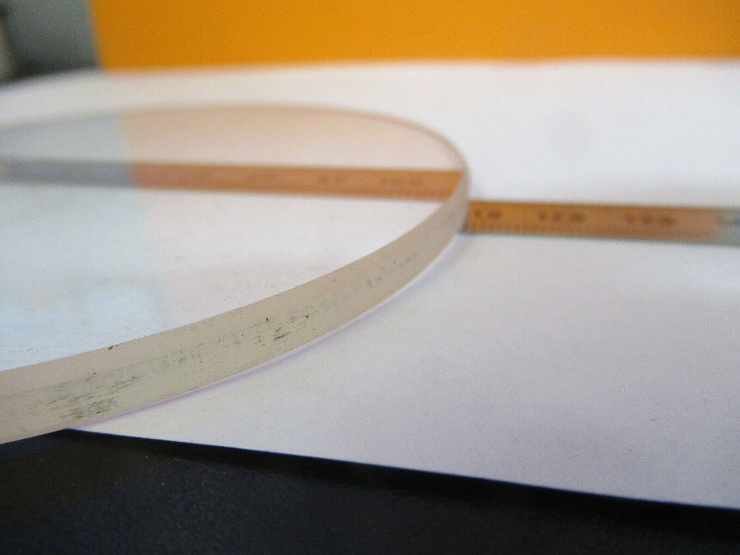 OPTICAL MIL SPEC FLAT BK7 GLASS BLANK WINDOW OPTICS AS PICTURED &P2-A-61