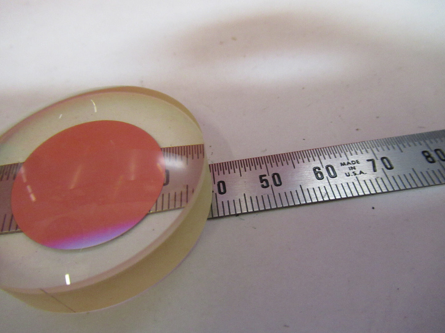 OPTICAL LENS DOUBLET PL-CX + COATED MIRROR OPTICS AS PICTURED  T9-A-65