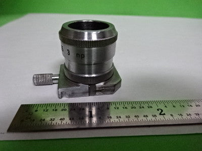 REICHERT AUSTRIA MICROSCOPE OPTICAL PART OBJECTIVE EPI 3 OPTICS AS IS B#AE-06