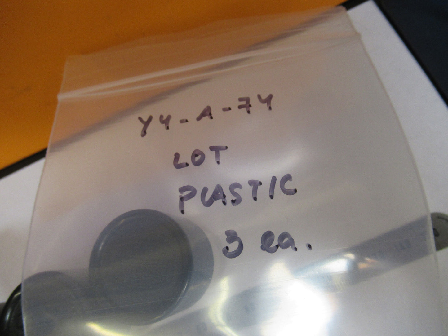 SPENCER AO LOT PLASTIC CANISTER OBJECTIVE MICROSCOPE PART AS PICTURED Y4-A-74
