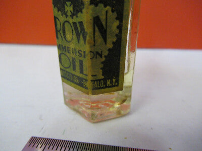 Antique Bausch & Lomb Crown oil bottle Microscope Part