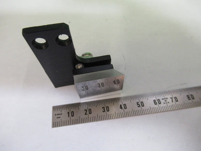 OLYMPUS JAPAN MOUNTED GLASS FLAT MIRROR MICROSCOPE PART AS PICTURED T6-B-06