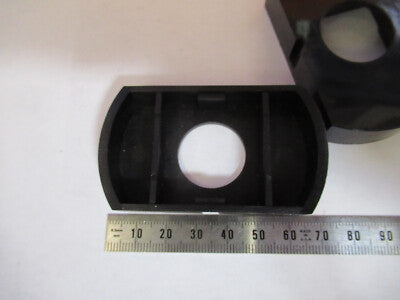 LOT 3 ea  PLASTIC EMPTY SLIDE OLYMPUS JAPAN MICROSCOPE PART AS PICTURED P3-A-115