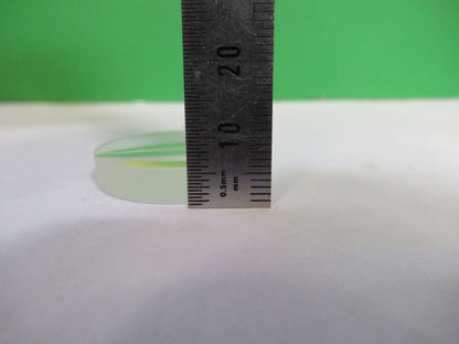 OPTICAL GLASS LENS PL-CX SINGER CONVEX OPTICS AS PICTURED U8-A-34