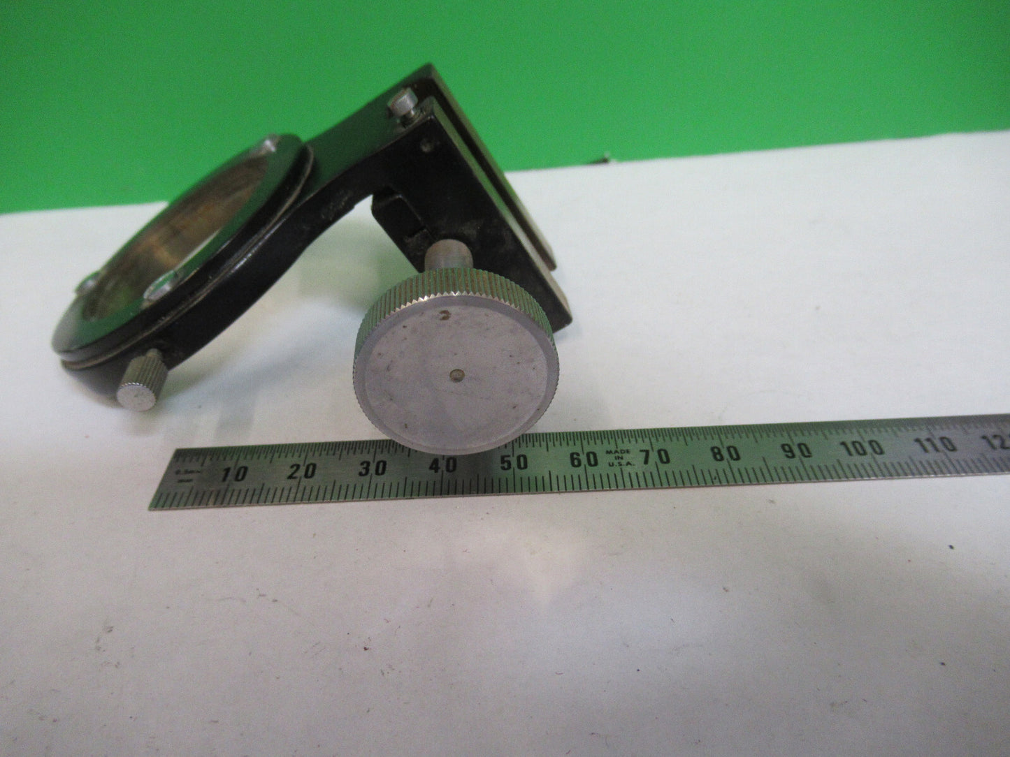 Bausch & Lomb Antique Brass Condenser Holder Microscope Part